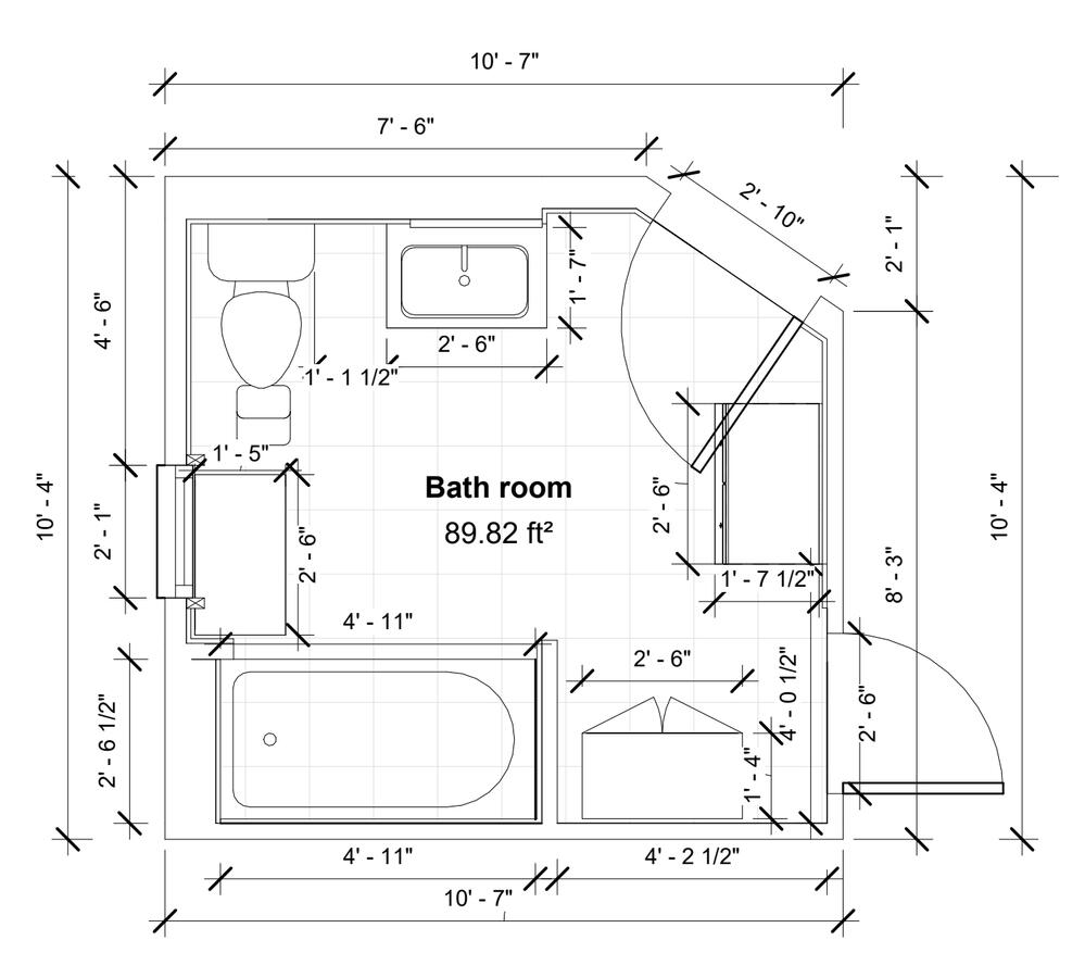Bathroom Floor Plan